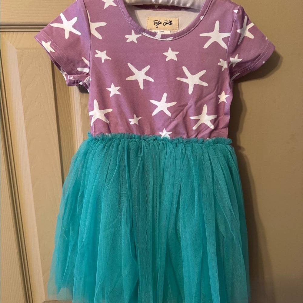 Taylor Joelle Starfish Dress - Purple and Teal